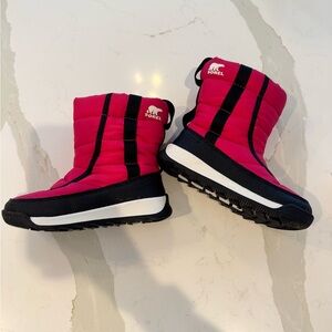 Sorel Kids Whitney Puffy Winter Boots Sz 10